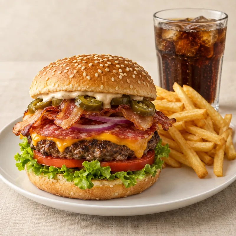Bacon Burger Menü