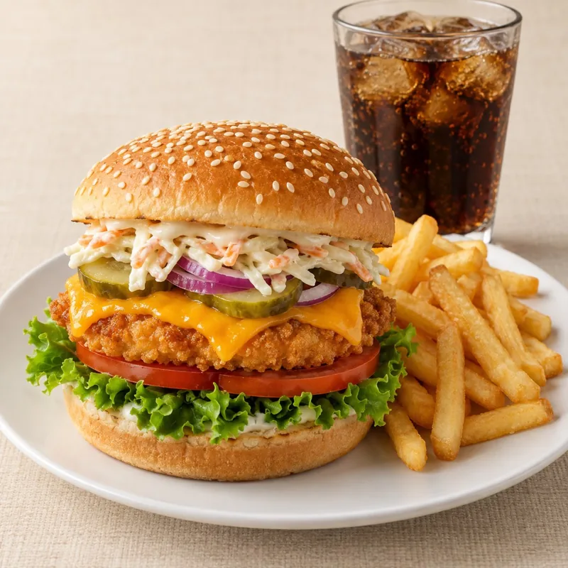 Chicken Burger Menü