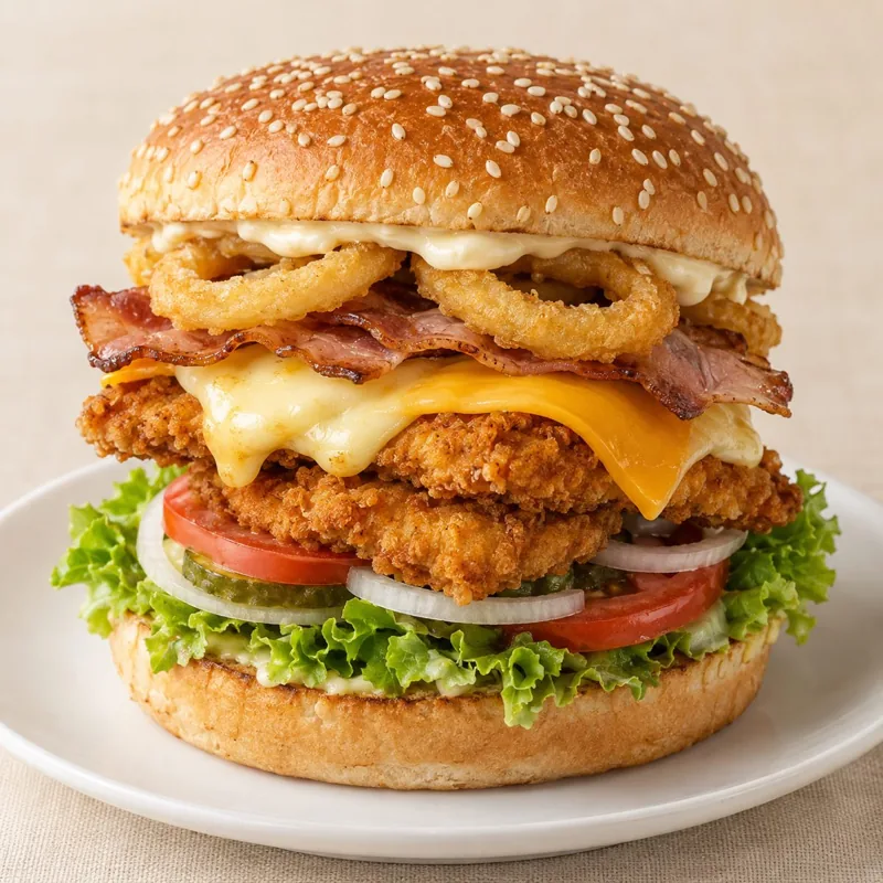 Crispy Chicken Chef Burger