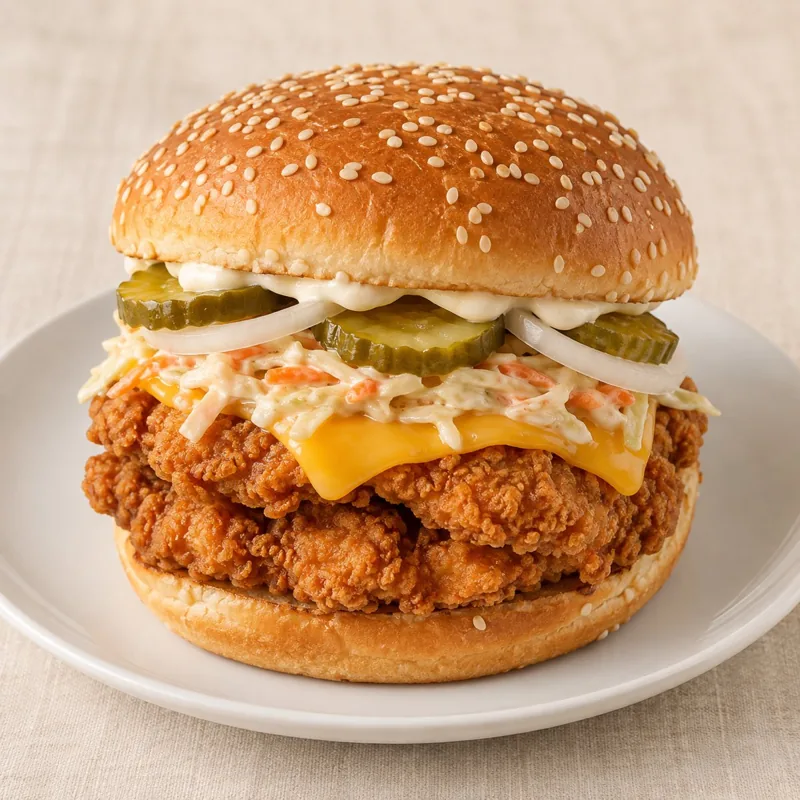 Crispy Chicken Istanbul Burger