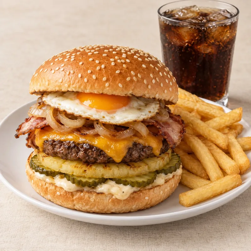 Las Vegas Burger Menü