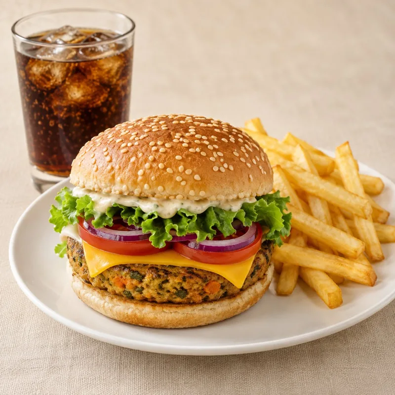 Vegi Burger Menü